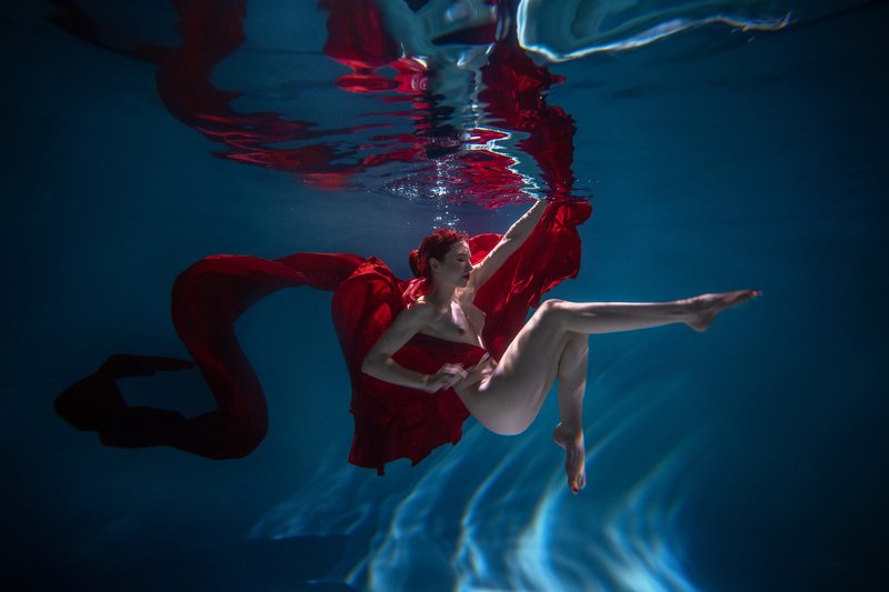 ню, эротика, москва, фотограф в москве, фотосессия, nude, underwater Underwater фото превью