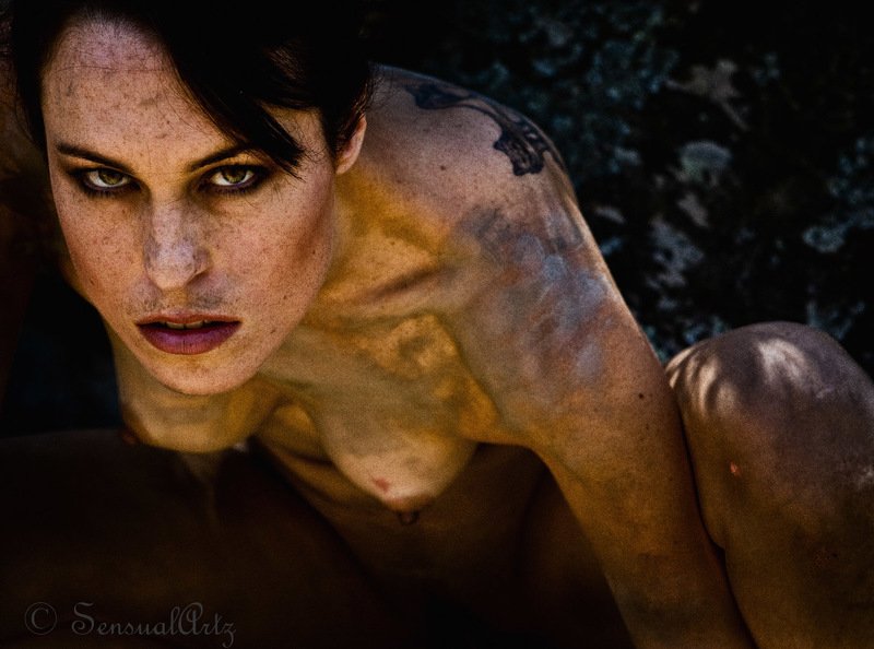 female, woman, nude the cat woman фото превью