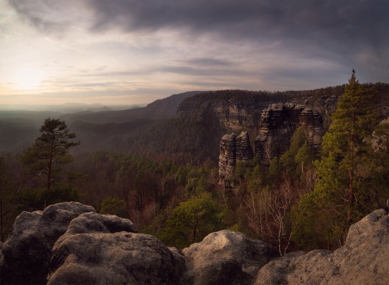 чешская швейцария, чехия, пейзаж, горы Чешская Швейцария фото превью