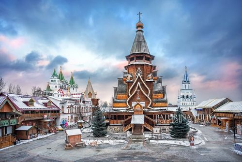 Вид на храм Святителя Николая в Измайлово