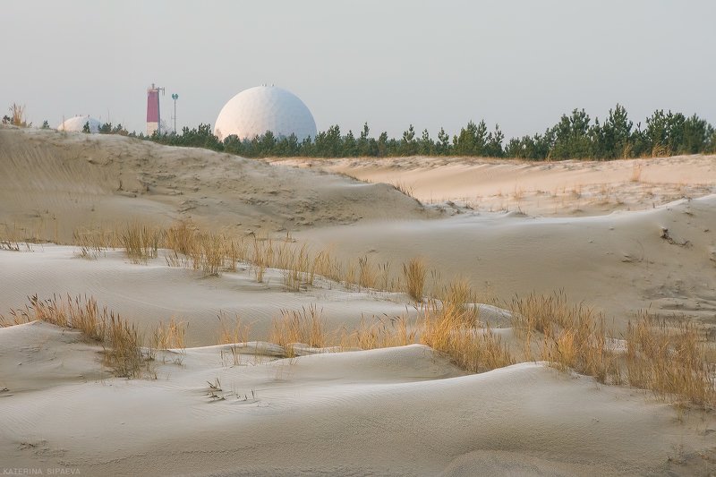 пейзаж, куршская коса, дюны Пейзаж на фоне... фото превью