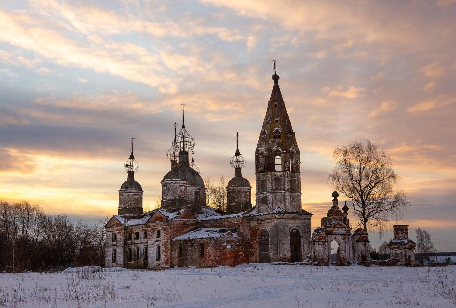 Рассвет в селе Остров. Автор: Alfia Safuanova , Alfia Safuanova