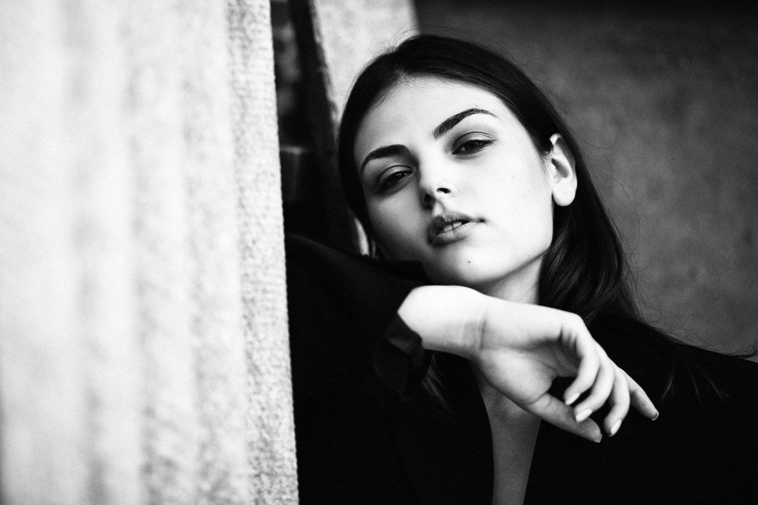 портрет, черно-белое , черно-белый портрет, женский портрет, девушка, модель , , Мария Братан