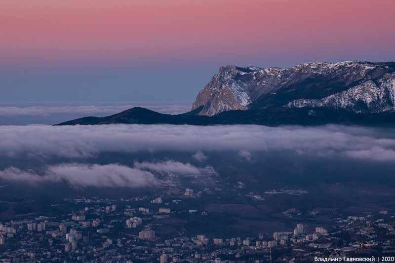 море, из, облаков Море из облаков фото превью