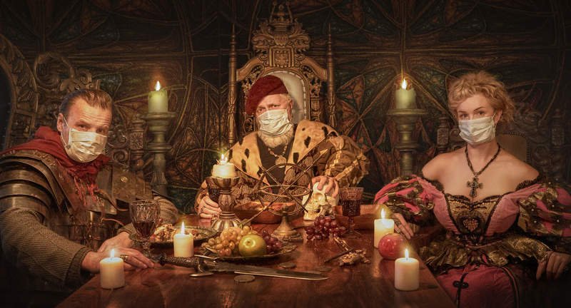 портрет, студия, модель, жанр, rekhov Пир во время чумы... фото превью