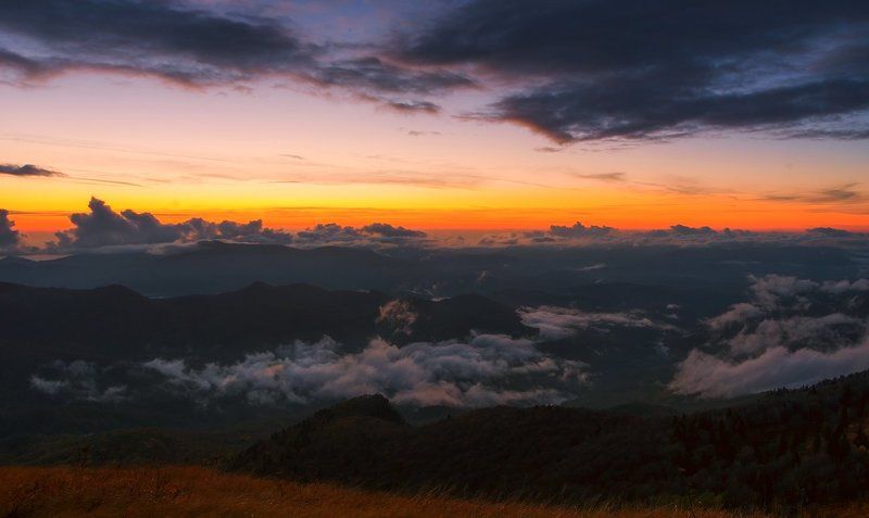 гкх, кавказ, закат,вечер батарейная , гора кашина ,осень , ноябрь КОГДА СОВСЕМ НЕ ХОЧЕТСЯ УХОДИТЬ фото превью