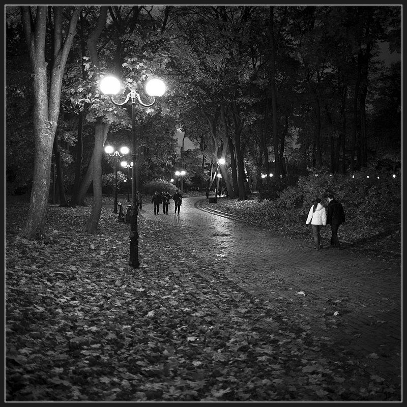 Мариинский парк... Вечер... фото превью