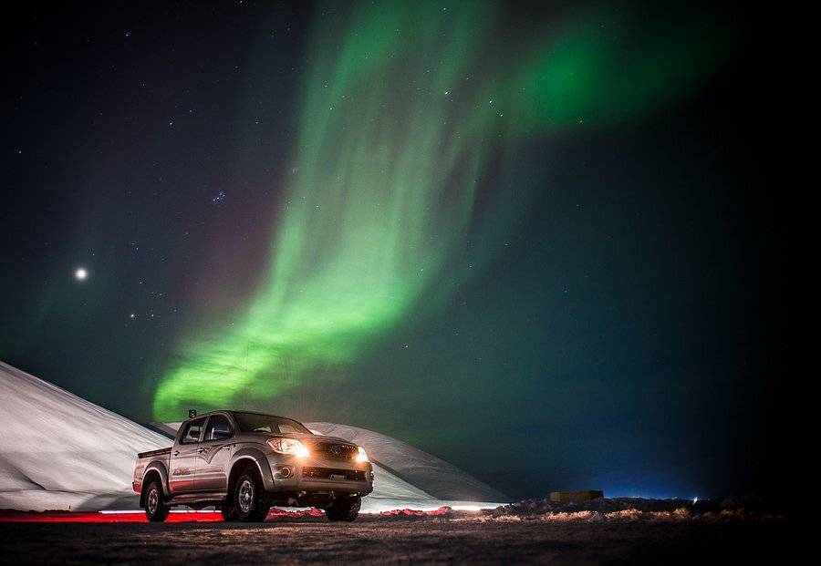 чукотка, северное, сияние, Труфанов Евгений