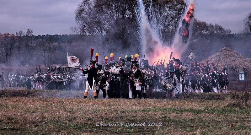1812, бородино, малоярославец, калуга, бородинская панорама, военно-историческая, реконструкция, бой, баталия, кирасиры, карабинеры, конница,  кулешов евгений, евгений кулешов Сражение под  Малоярославцем... фото превью