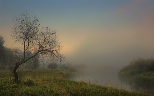 На речке встречая рассвет_4