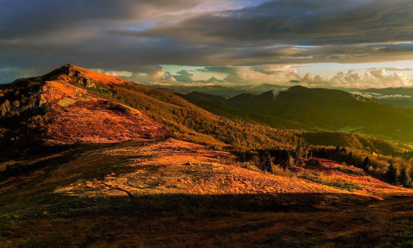 гкх, кавказ, закат,вечер батарейная , гора кашина ,, ФЁДОР