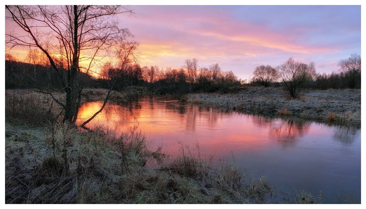 истра, рассвет, солнце, утро, Денис Сорокин