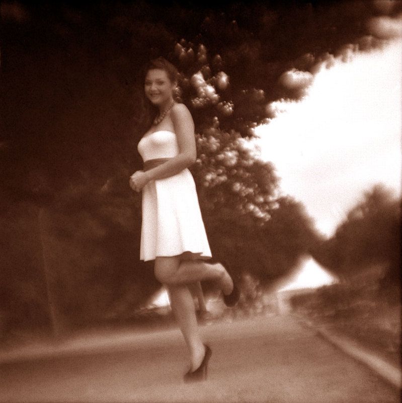 платье, улыбка \