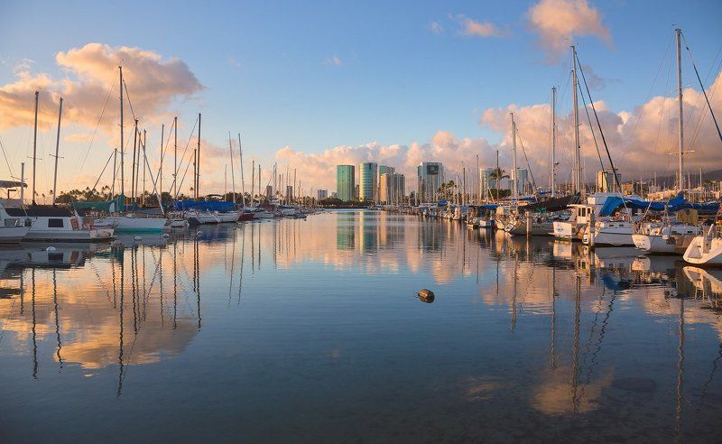 Вечерняя прогулка по  Гонолулу. фото превью