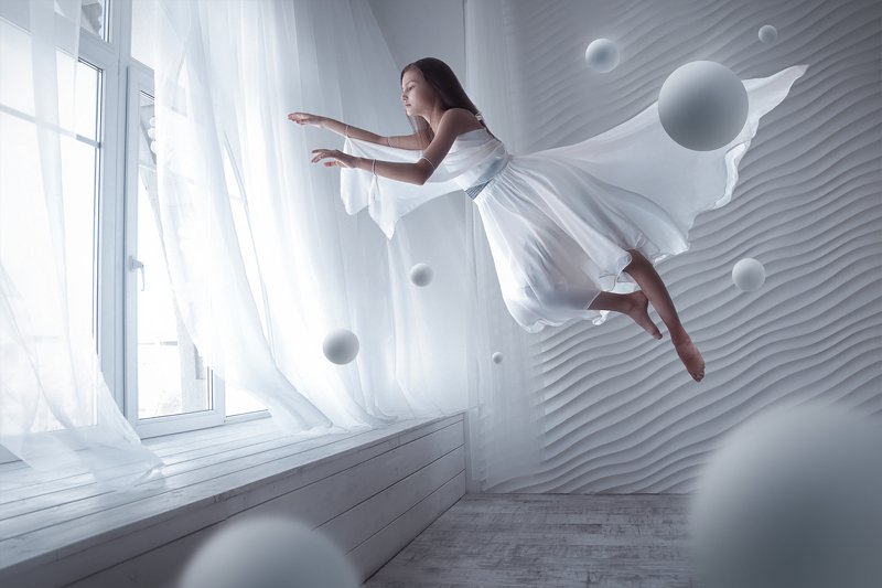Левитация танцовщица девушка Левитация фото превью