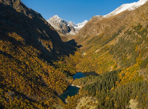 Пейзаж с Бадукскими озёрами