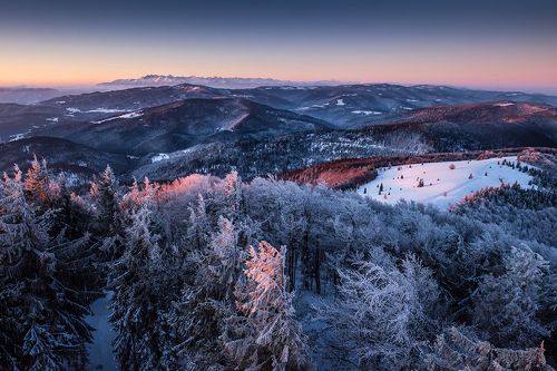 Morning in the mountains