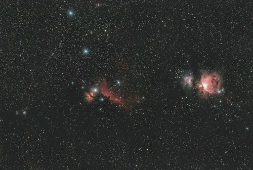 Wide field on Orion Constellation