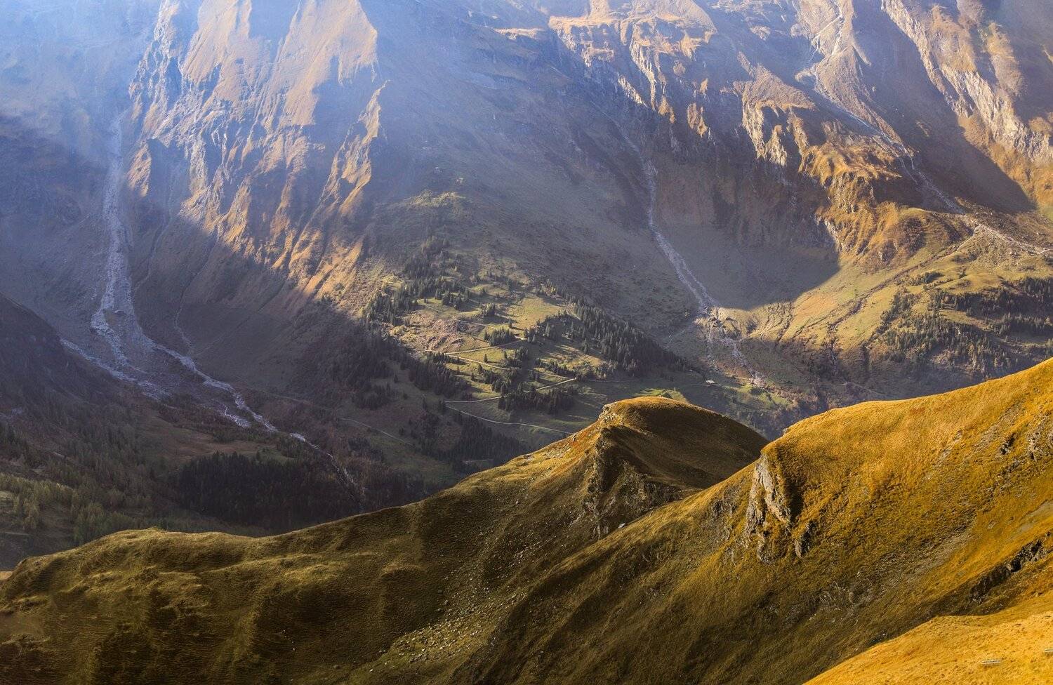 австрия, альпы, долина, горы, утро,, Marat Max (Марат Макс)