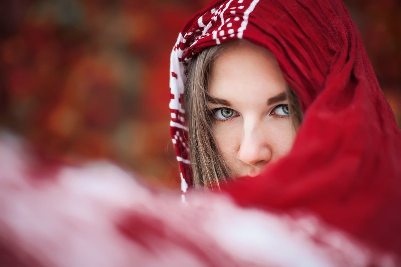 девушка, взгляд, глаза, портрет, girl, portrait Дария фото превью