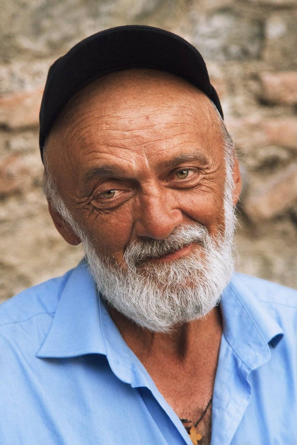 Дедушка мужчина портрет старость седой борода, Ольга Алехина