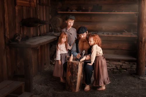 В гостях у дедушки