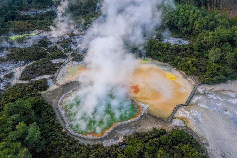 вайотапу,новая зеландия,пейзаж,фототур,природа,парк,геотермальный,гейзер Вайотапу фото превью