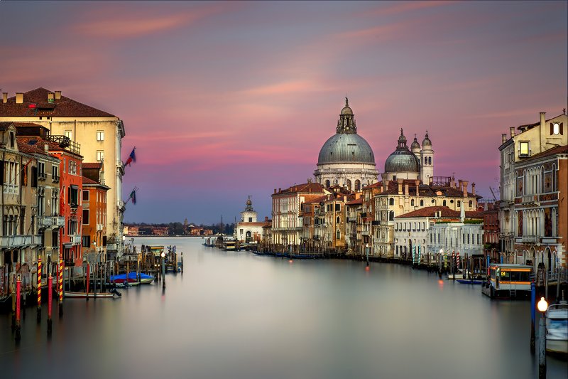 cityscape venice veneto architecture longexposure Sunset over Venice фото превью