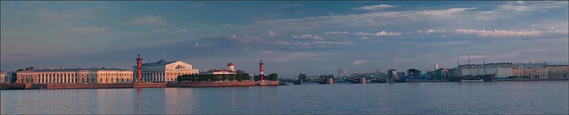 Утренняя панорама Петербурга фото превью