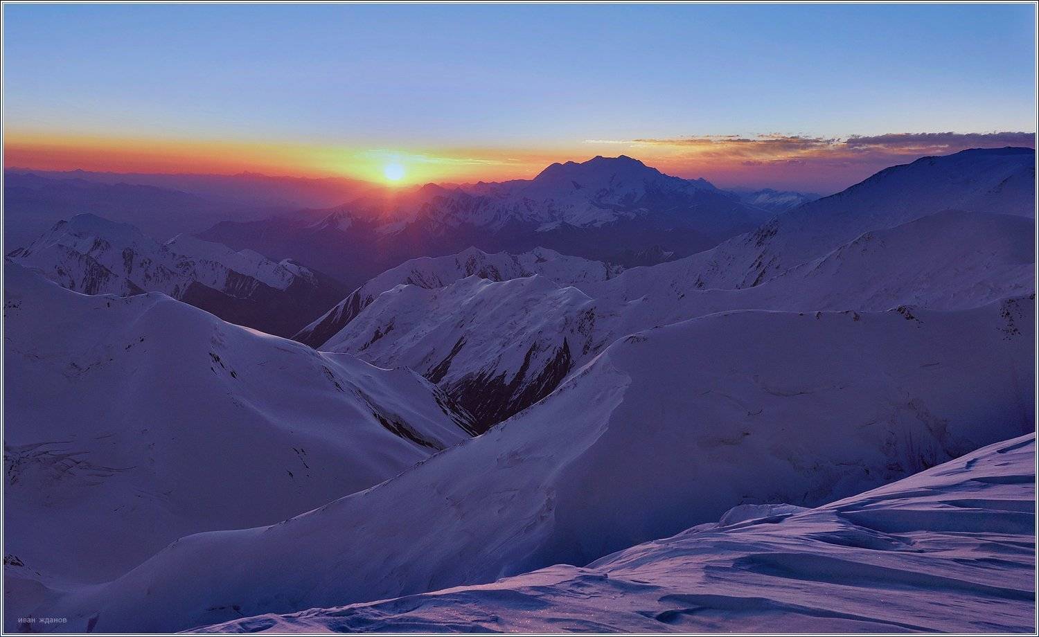 горы, памир, киргизстан, пик ленина, пик курумды,, Иван Жданов