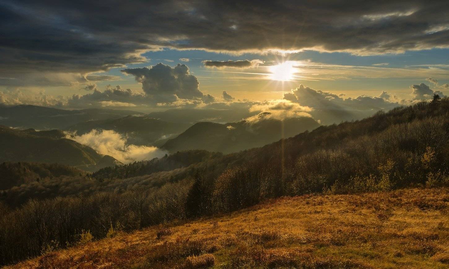 гкх, кавказ, закат,вечер батарейная , гора кашина ,, ФЁДОР