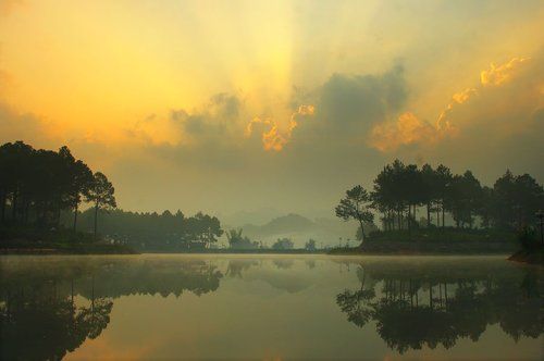 Early in the morning