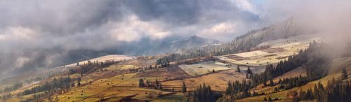 Про тучи, туман, солнце и горы