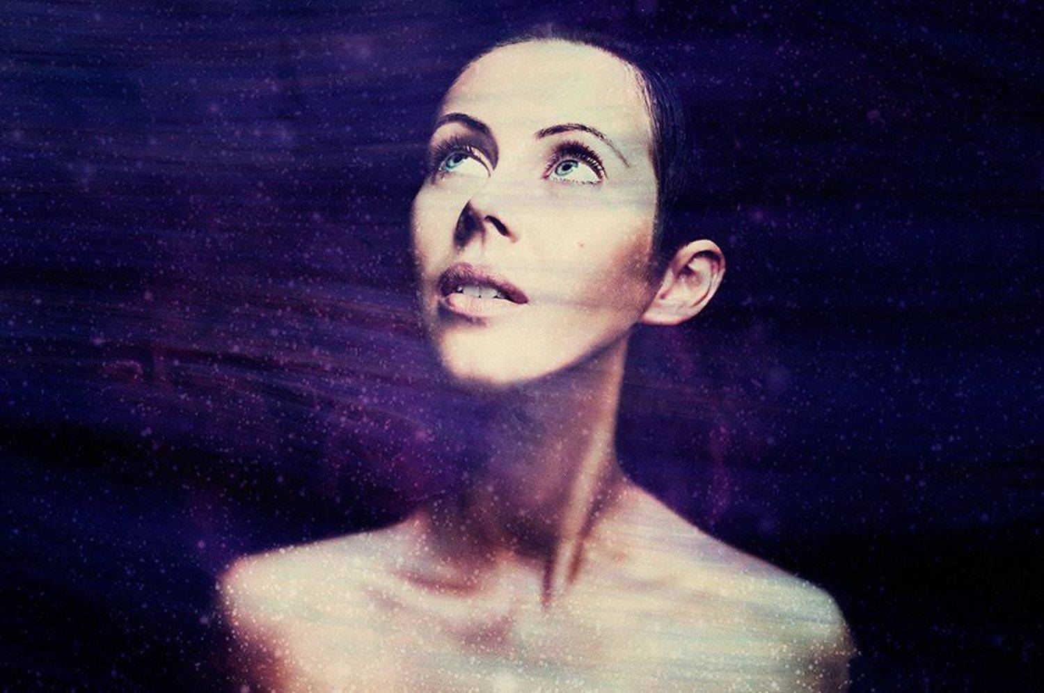 портрет, девушка, любовь, космос, Lina Kuba