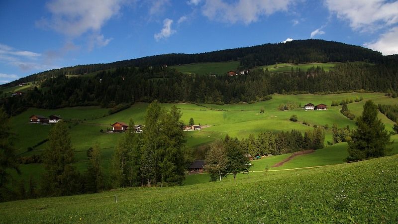 италия,санта мадалена,горы,осень. Вот моя деревня.... фото превью