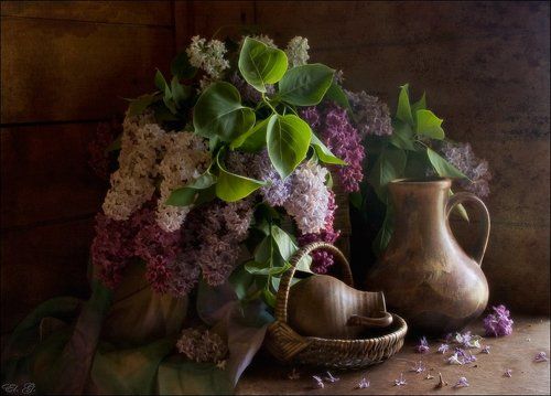 Сиреневый букет весенний