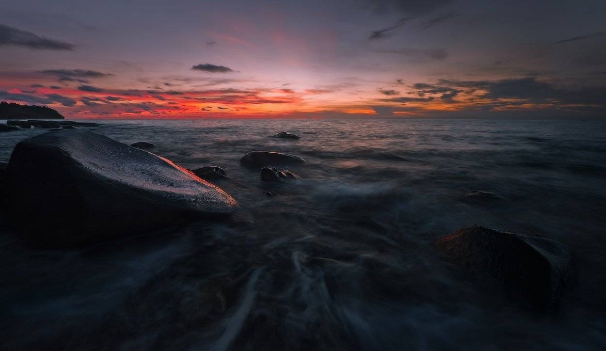 thailand, koh kood, island, sunset, Boris Bogdanov