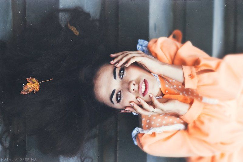 осень, листья, взгляд Autumn Story фото превью