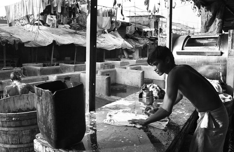 индия, бомбей, dhobi ghats, чистилище, прачечная Бомбейское чистилище... фото превью