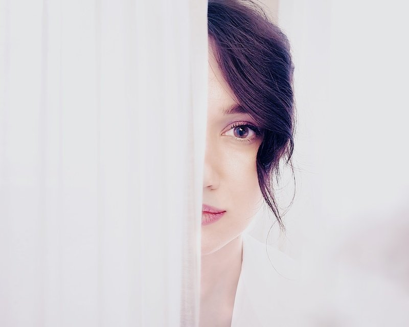 глаза, взгляд, портрет, девушка Её глаза фото превью