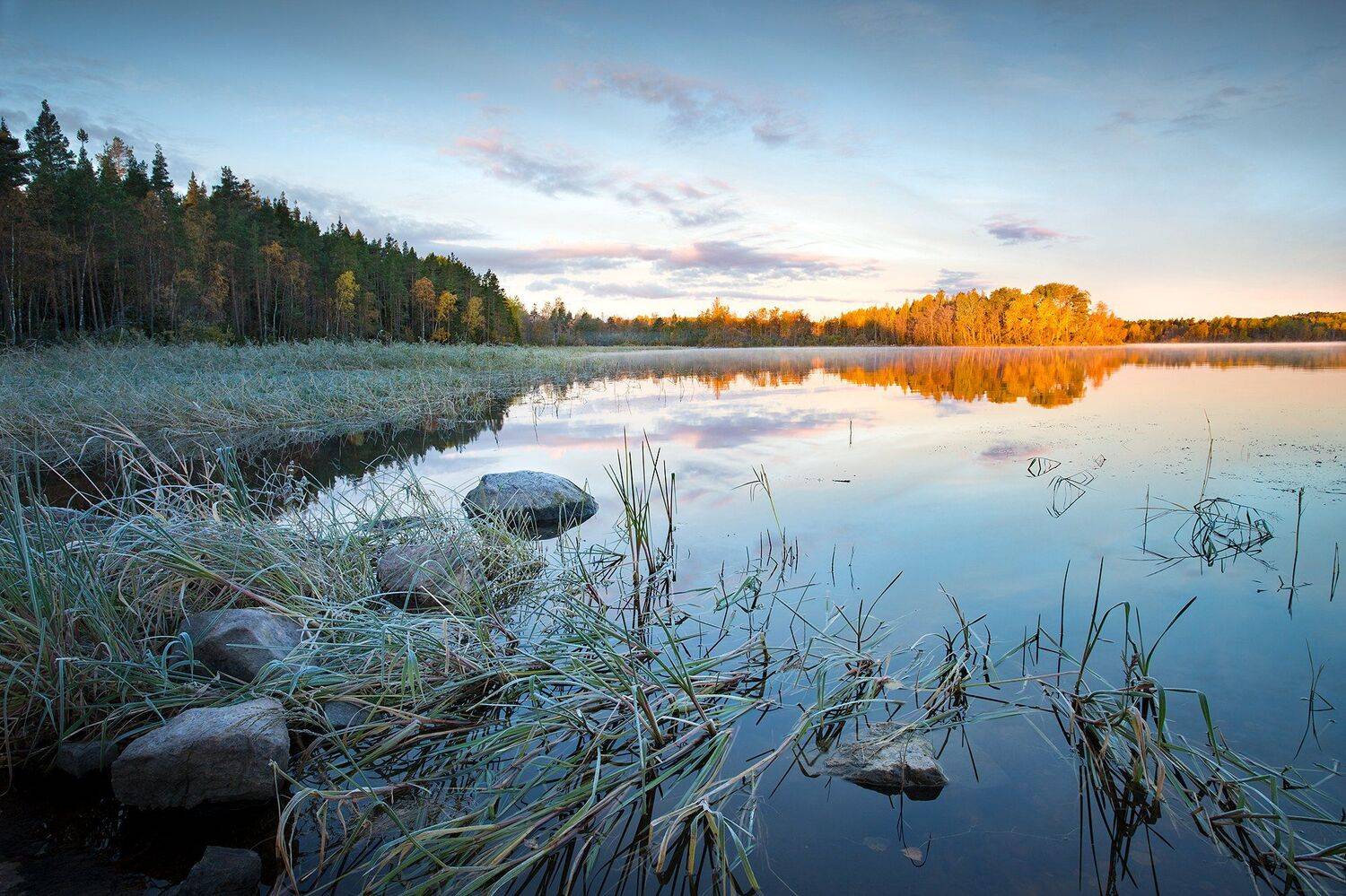карелия, ладога, ладожские шхеры, утро, восход, Вячеслав Молодцов