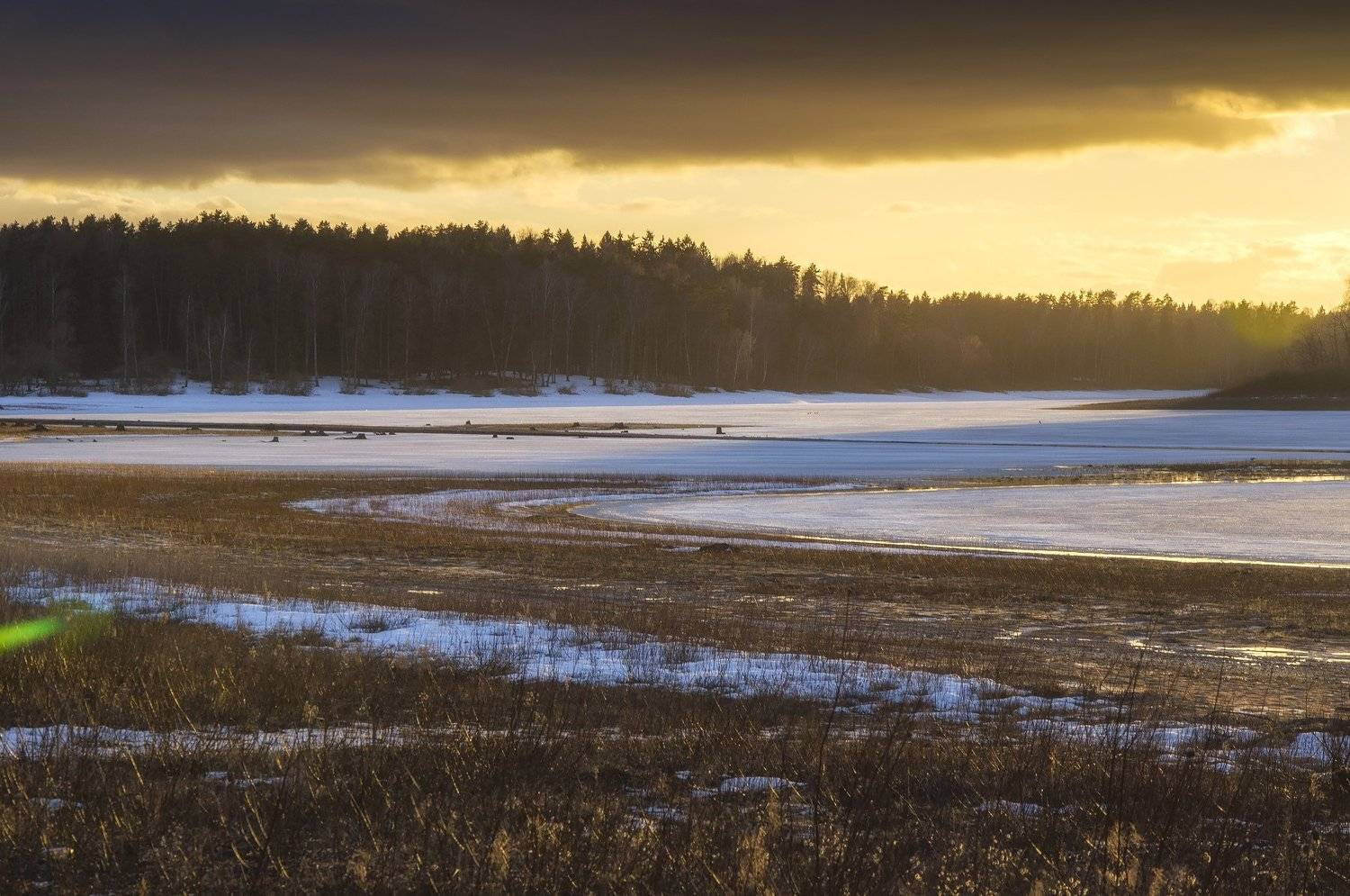 природа,пейзаж,лед,зима,закат, Павел Ныриков