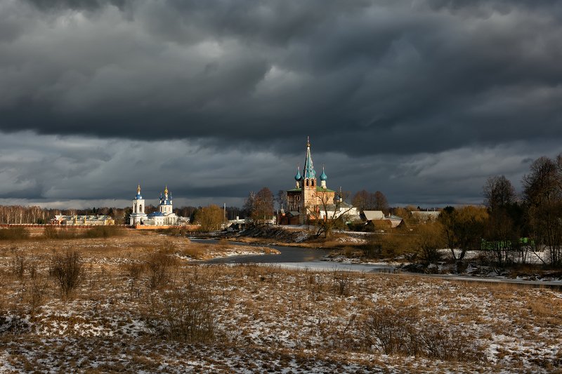 дунилова, зима, пейзаж, освещение Как работает солнышко ) фото превью