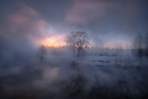 Холодный рассвет на Пехорке