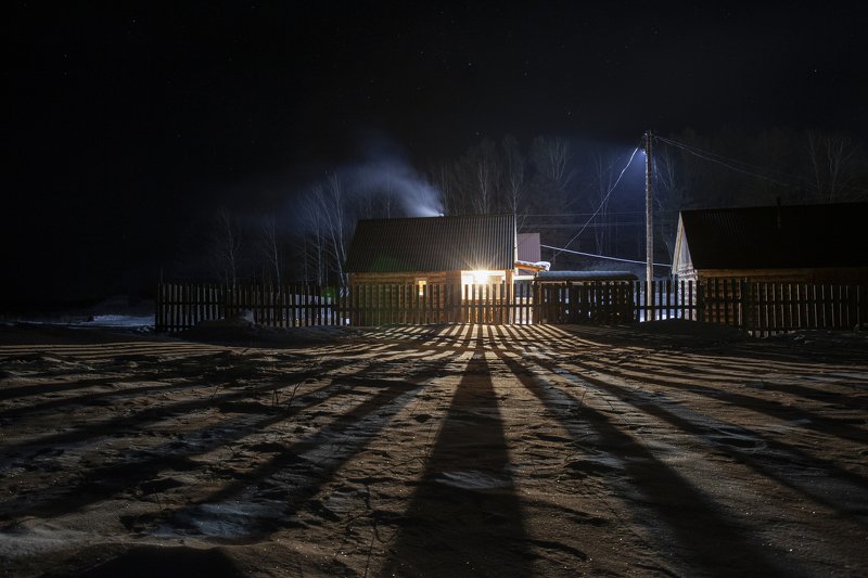 ночь  Длинные ночи в Сибири  фото превью