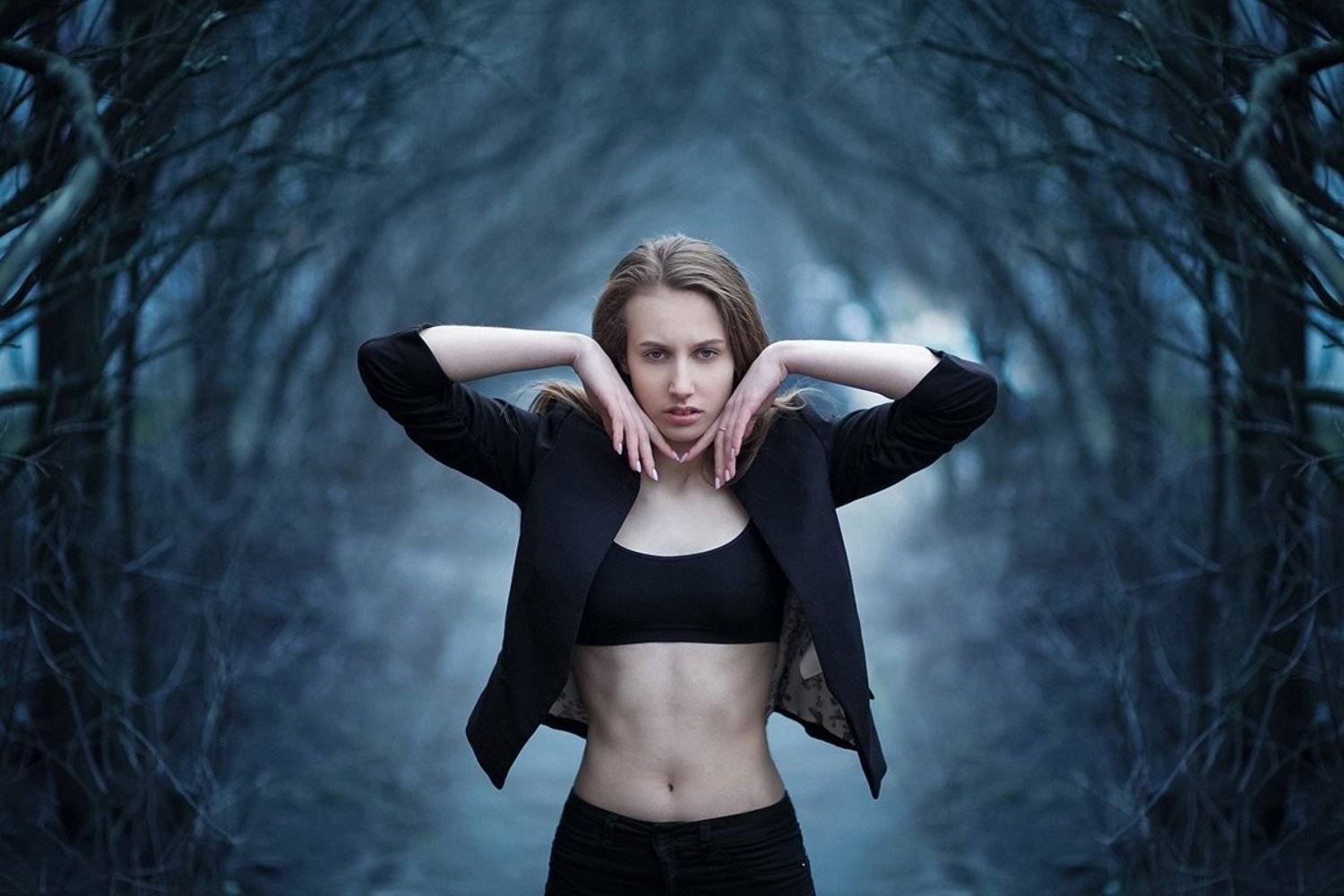 портрет, цвет, улица, обработка, девушка, модель, , Дмитрий Гусалов