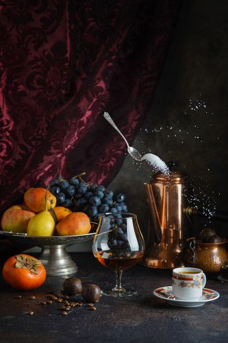 Кофе с коньяком