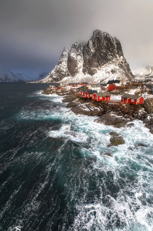 lofoten, norway Windy Morning фото превью