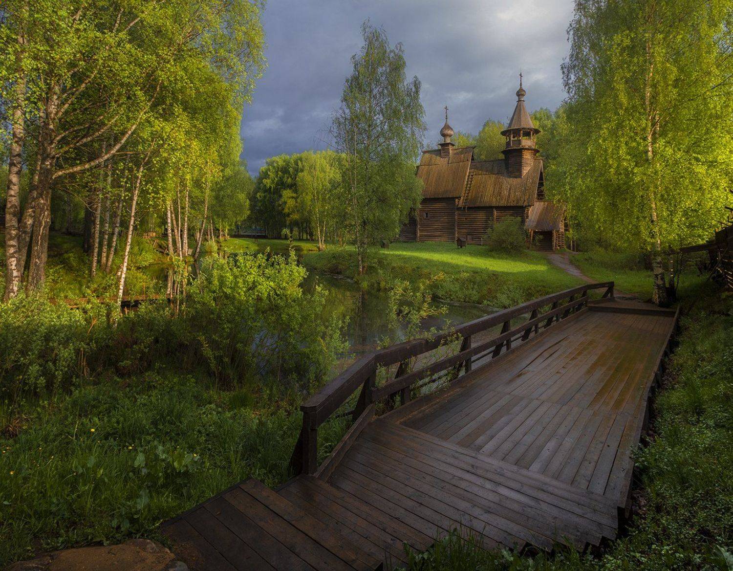 кострома,музей деревянного зодчества,костромская слобода,церковь,архитектура,христианство, Елена Рубинская