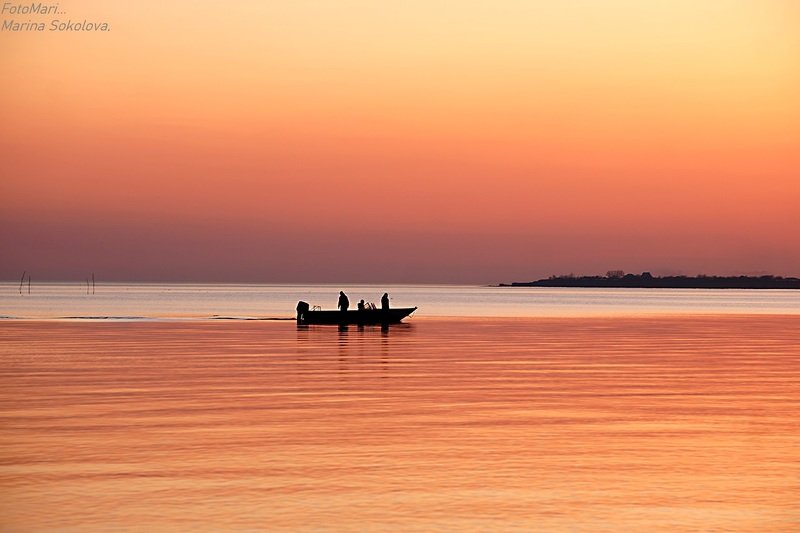 Тональность заката. фото превью